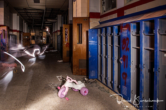 Hall light trails