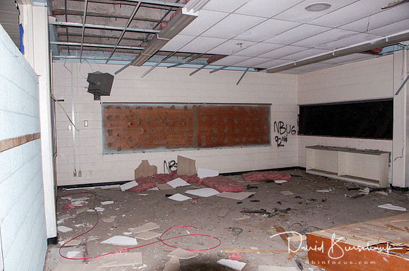 Upstairs classroom - middle hall