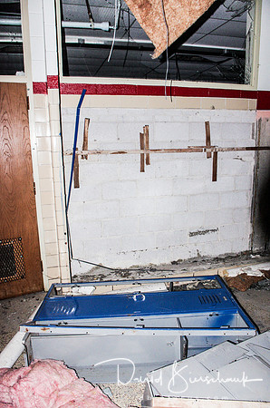 Downstairs - Lockers down in West hall