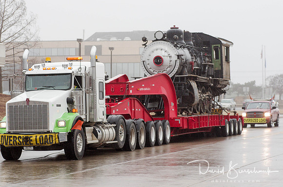 Engine in route to the Museum