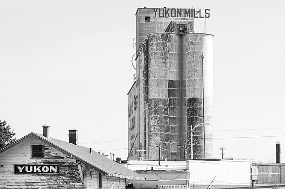 Mill and train Station Yukon, Oklahoma