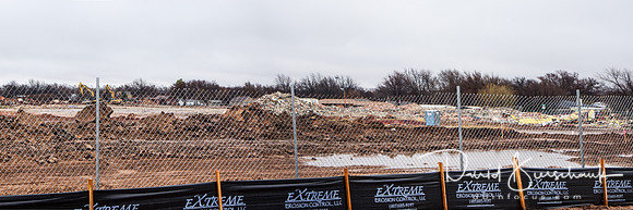 Pano looking NW from main entrance