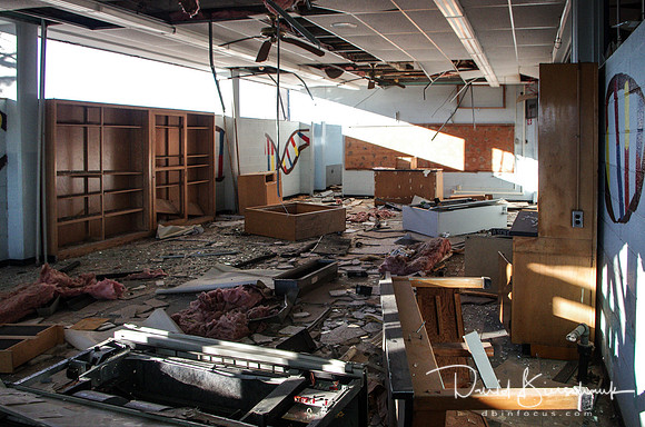 Upstairs science classroom